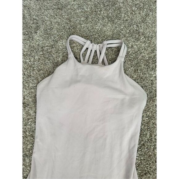 Lululemon Slide With Me Tank *Light Support For B/C Cup Porcelain Pink Size 4 - Picture 8 of 13